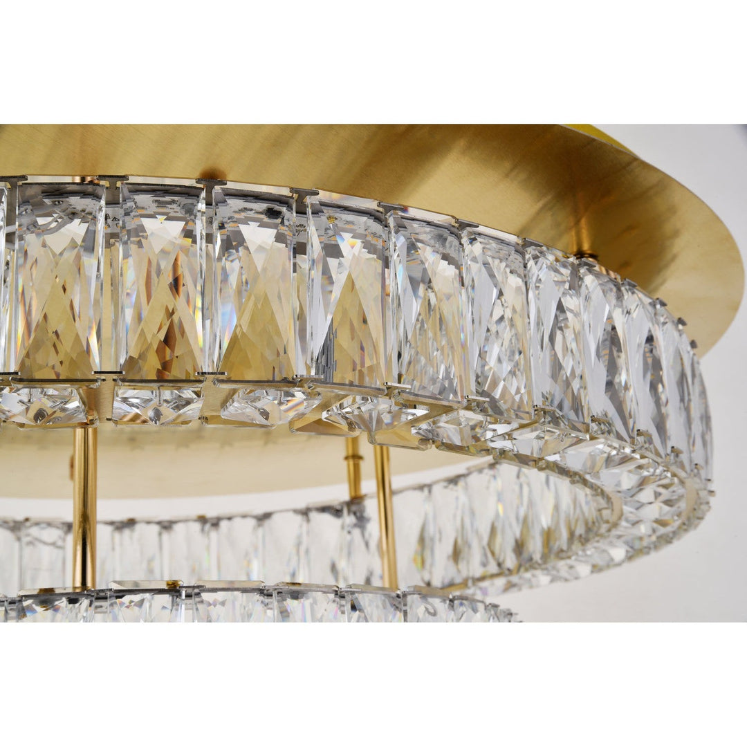 Elegant Monroe 3503F26L2G Ceiling Light - Gold