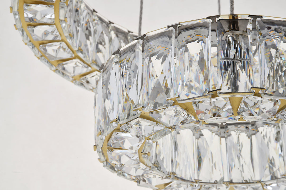 Elegant Monroe 3503G18G Chandelier Light - Gold