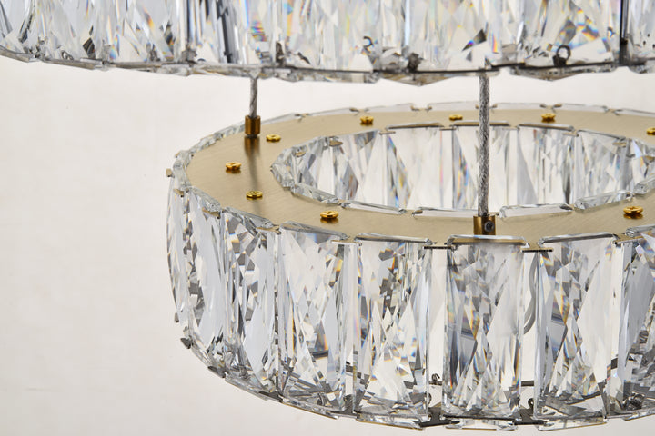 Elegant Monroe 3503G18G Chandelier Light - Gold