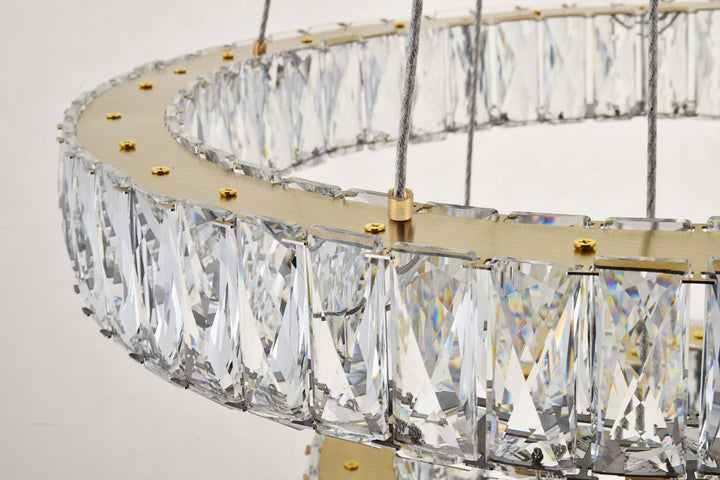 Elegant Monroe 3503G24G Chandelier Light - Gold