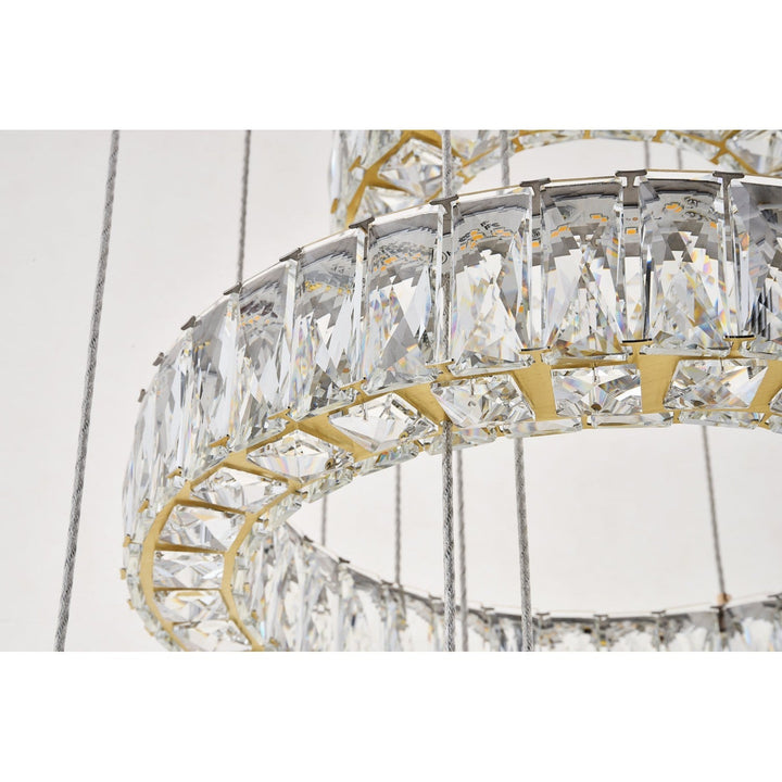 Elegant Monroe 3503G5LG Chandelier Light - Gold