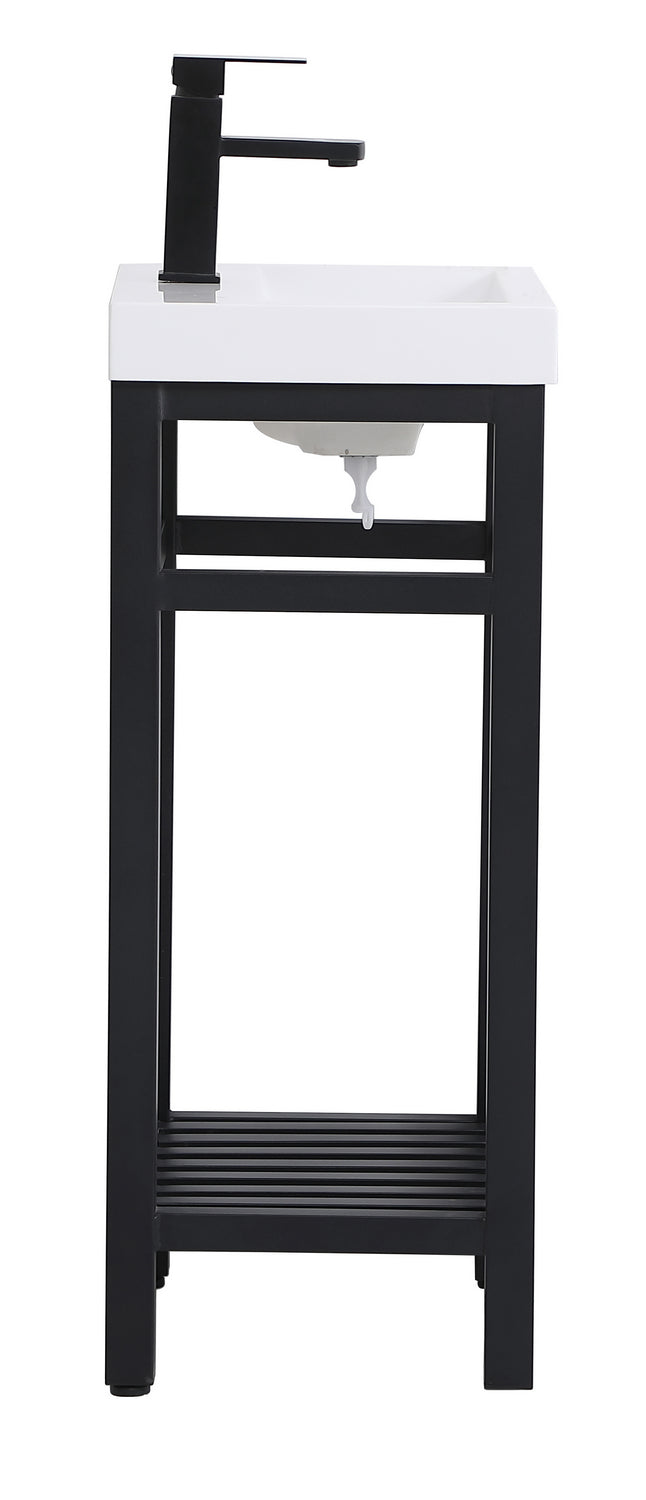 Elegant Lighting VF14018BK  Raya Plumbing Black