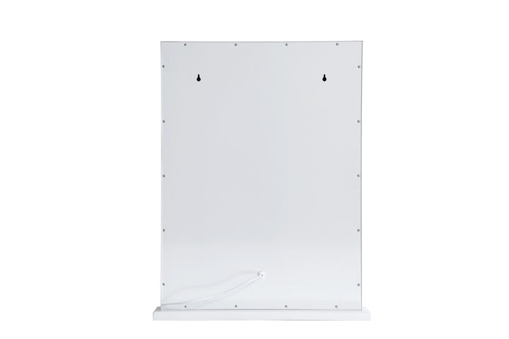 Elegant Lighting MRE32432WH  Brenda Mirror White