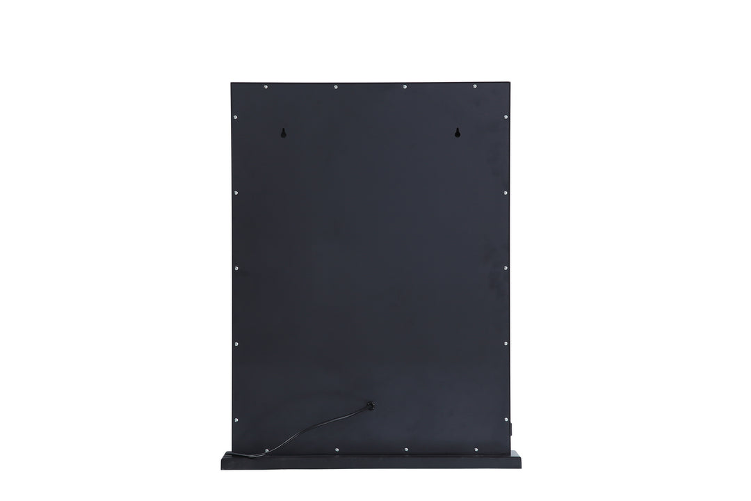 Elegant Lighting MRE32432BK  Brenda Mirror Black