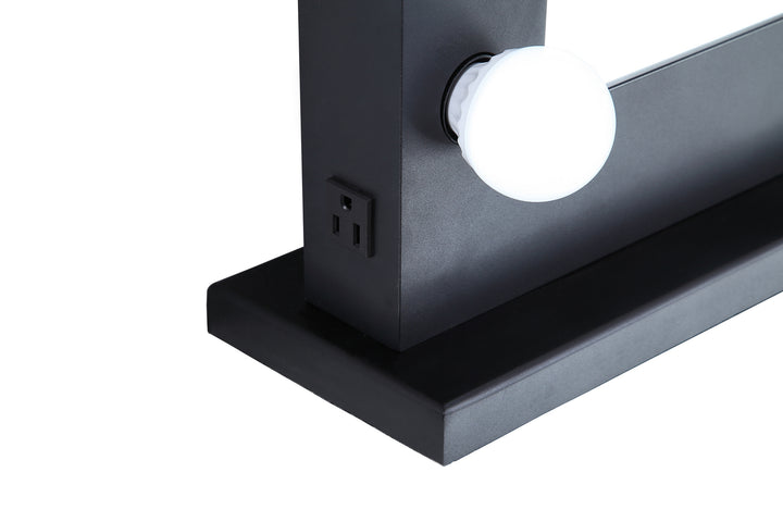 Elegant Lighting MRE32432BK  Brenda Mirror Black