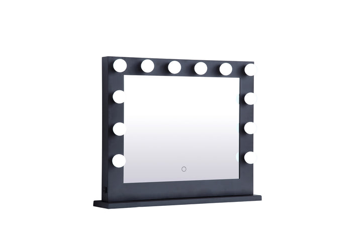 Elegant Lighting MRE33226BK  Brenda Mirror Black