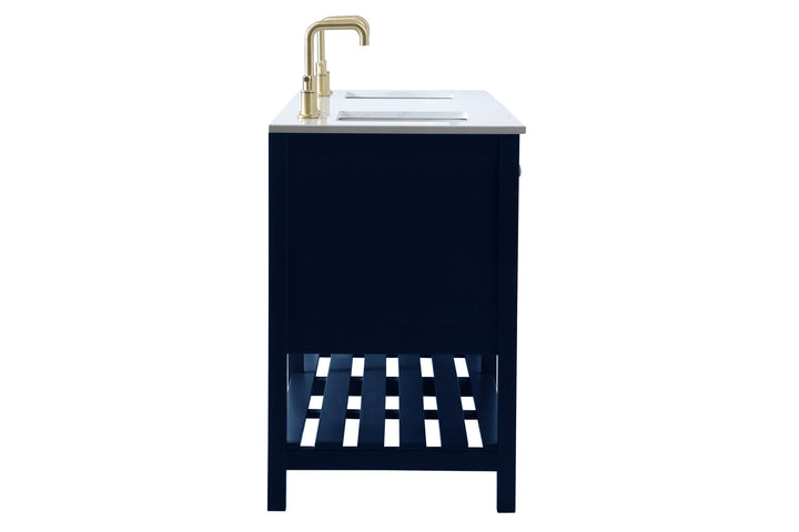 Elegant Lighting VF16472DBL  Theo Plumbing Blue