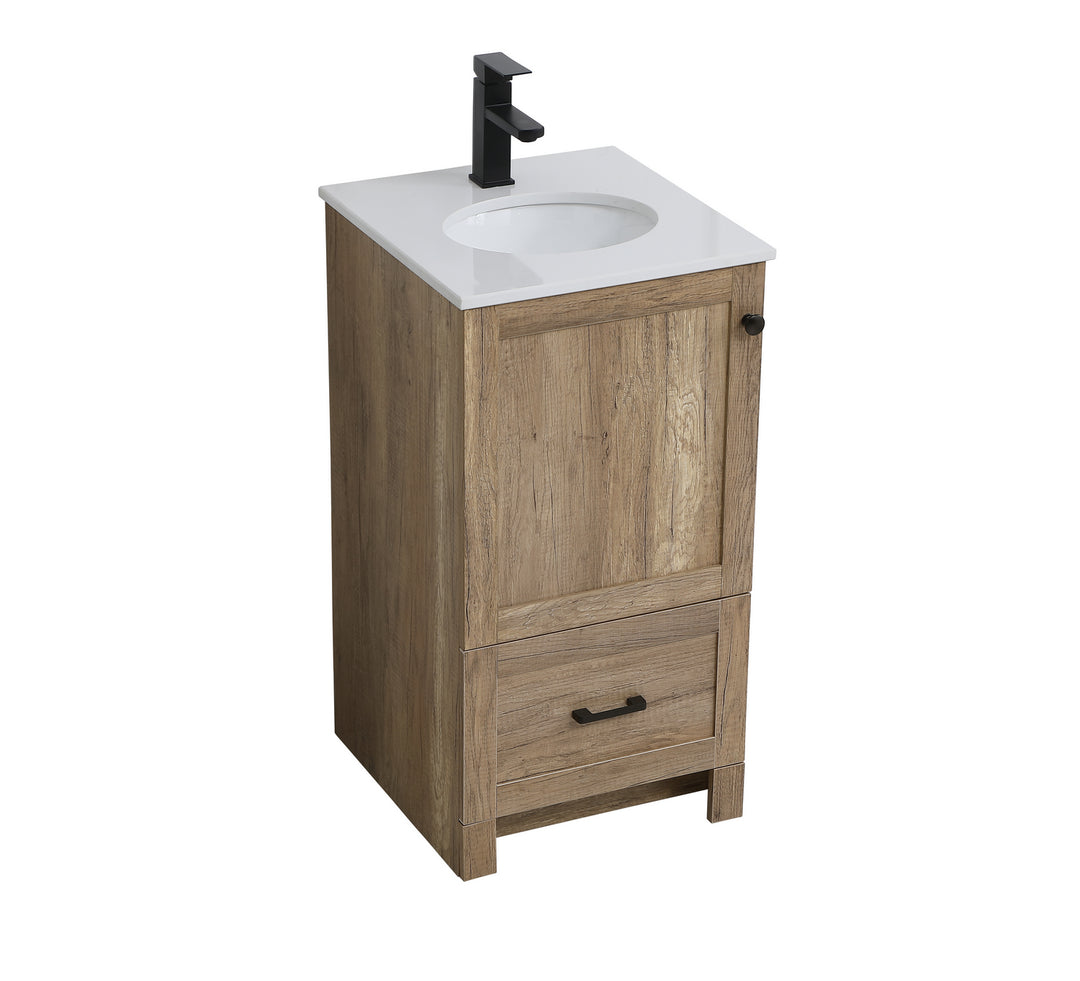 Elegant Lighting VF2818NT  Soma Plumbing Natural Oak