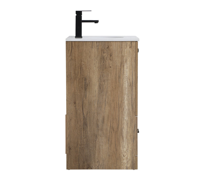 Elegant Lighting VF2818NT  Soma Plumbing Natural Oak