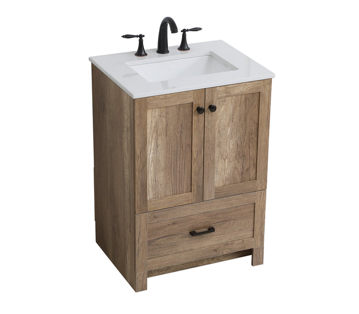 Elegant Lighting VF2824NT  Soma Plumbing Natural Oak