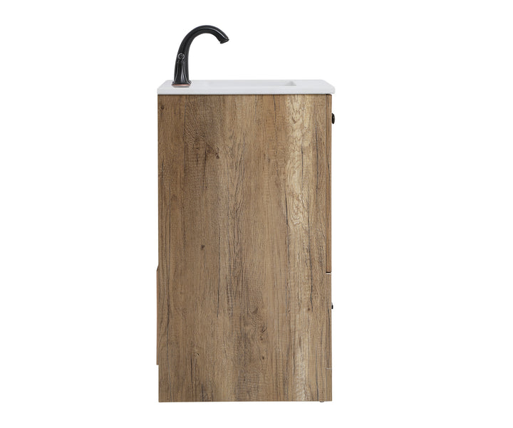 Elegant Lighting VF2824NT  Soma Plumbing Natural Oak