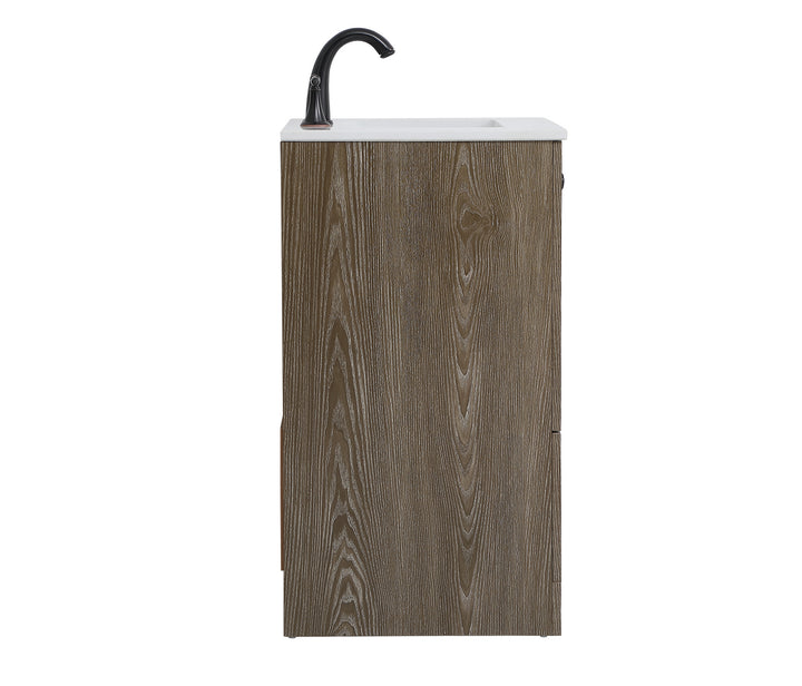 Elegant Lighting VF2824WO  Soma Plumbing Weathered Oak