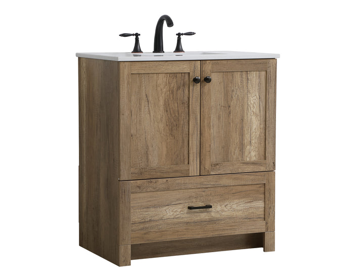 Elegant Lighting VF2830NT  Soma Plumbing Natural Oak