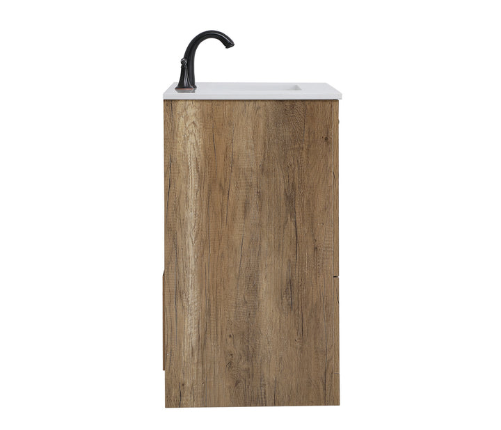 Elegant Lighting VF2830NT  Soma Plumbing Natural Oak