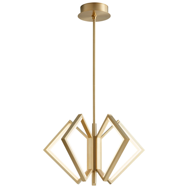 Oxygen Acadia 3-6142-40 Chandelier Light - Aged Brass