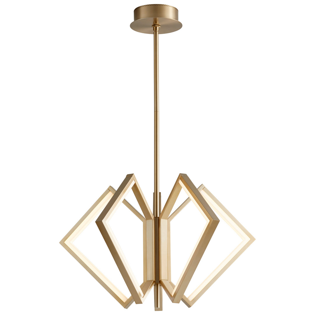 Oxygen Acadia 3-6143-40 Chandelier Light - Aged Brass