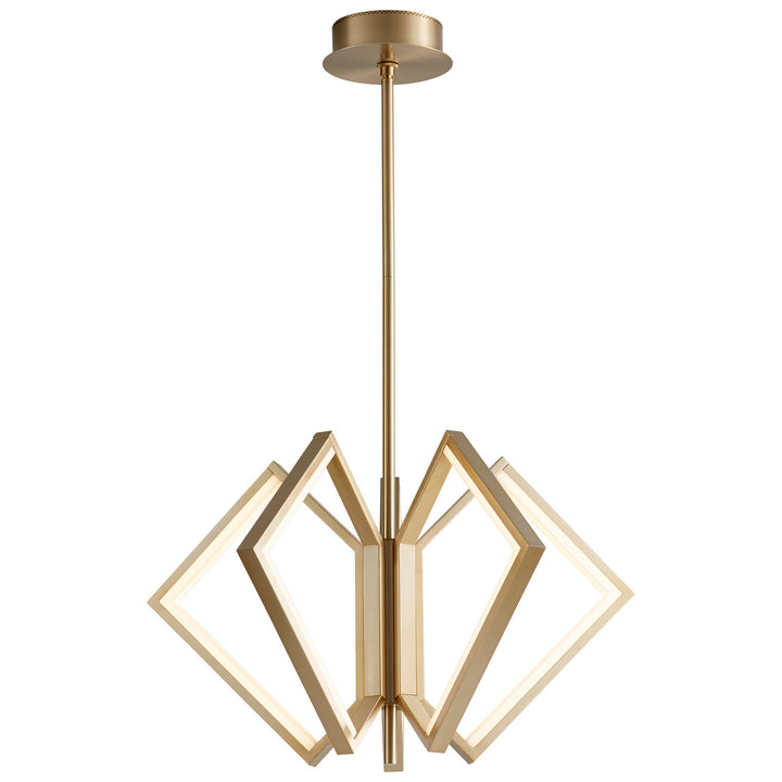 Oxygen Acadia 3-6143-40 Chandelier Light - Aged Brass