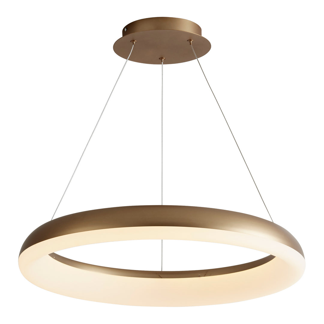Oxygen Roswell 3-63-40 Pendant Light - Aged Brass