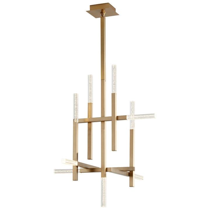 Oxygen Atlantis 3-636-40 Chandelier Light - Aged Brass
