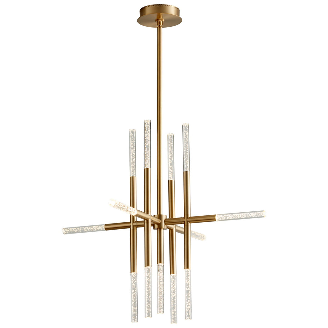 Oxygen Moxy 3-697-40 Chandelier Light - Aged Brass