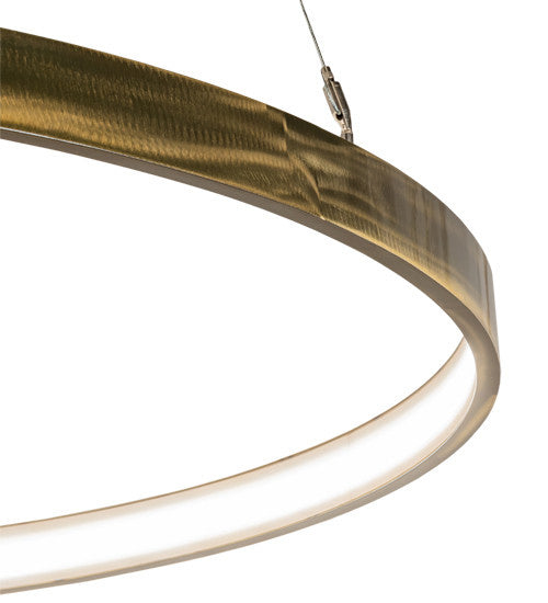 2nd Avenue Anillo Halo 736-1590 Pendant Light - Brass Tint