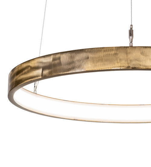 2nd Avenue Anillo Halo 736-1591 Pendant Light - Brass Tint