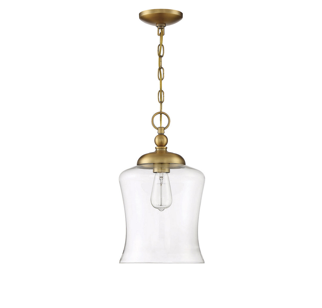 Meridian Mpend M70019NB Pendant Light - Natural Brass