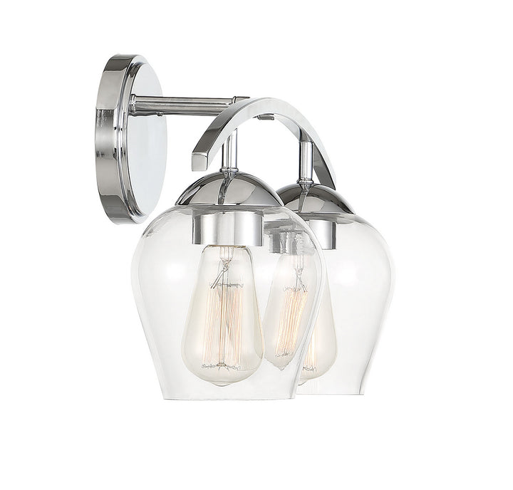 Meridian Mbath M80031CH Bath Vanity Light 16 in. wide - Chrome