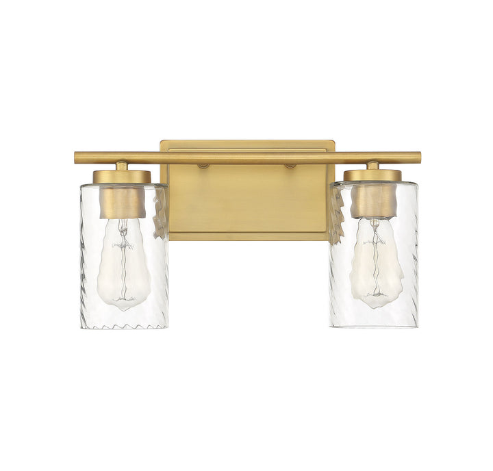 Meridian Mbath M80037NB Bath Vanity Light 15 in. wide - Natural Brass