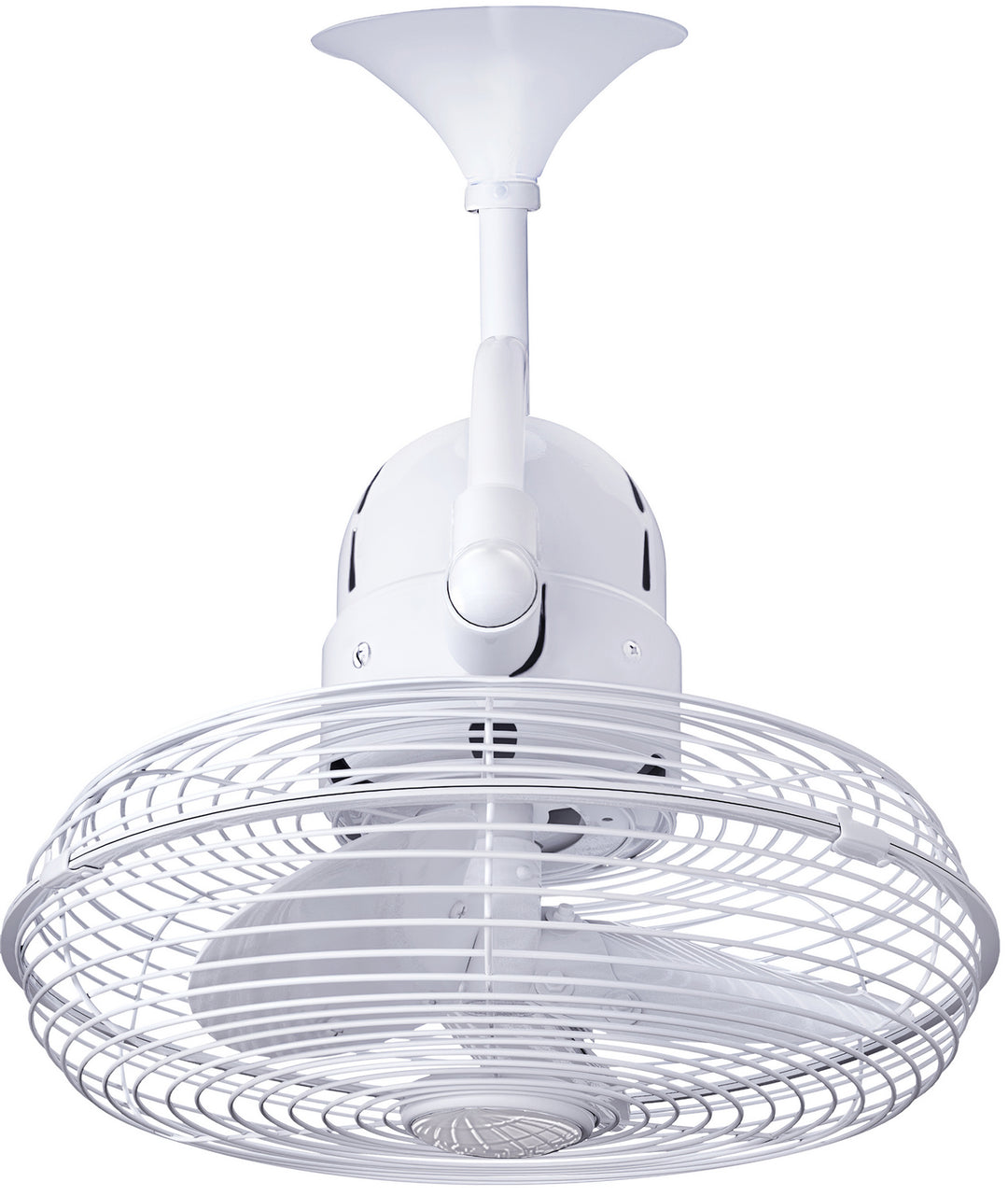 Matthews Fan Company Kaye KC-WH Ceiling Fan 11 - Gloss White, Gloss White/