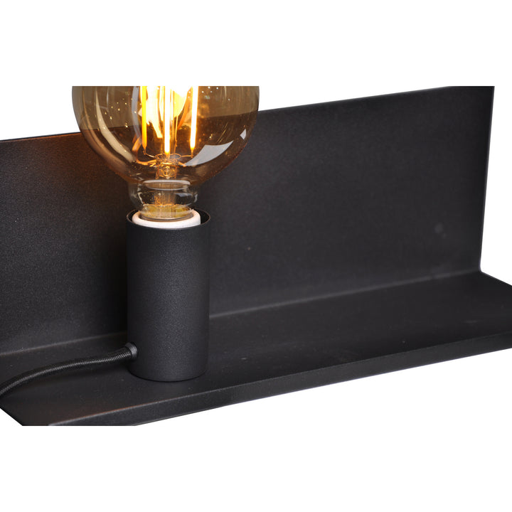 Renwil Diamond WS047 Wall Light - Powder Coated, Textured Black