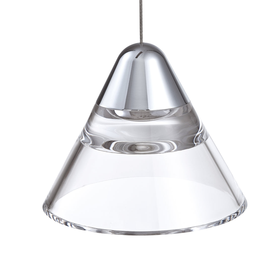 Kendal Geo PF213-1LPE-CH Pendant Light - Chrome