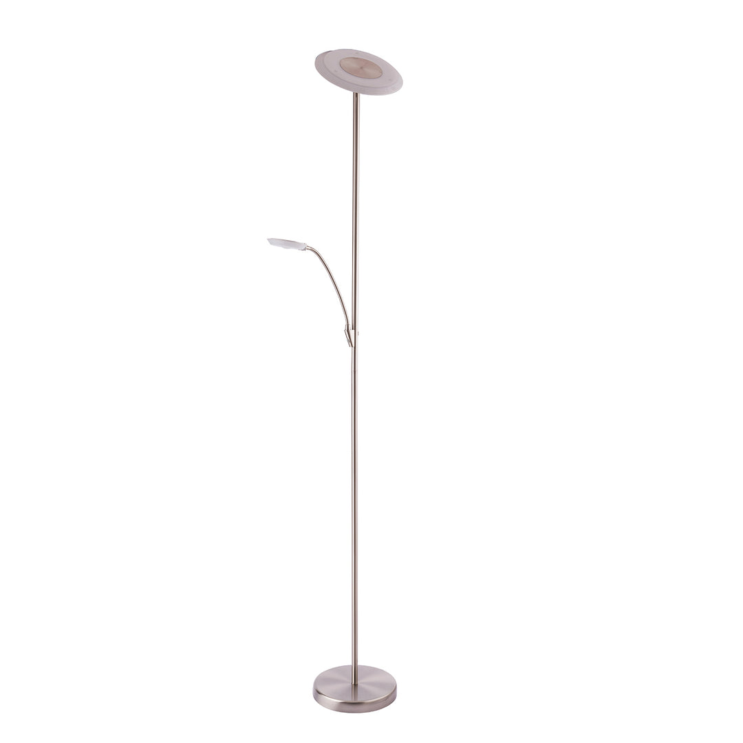 Kendal Lighting TC5021-SN Iggy Led Torchiere Lamp Pewter, Nickel, Silver