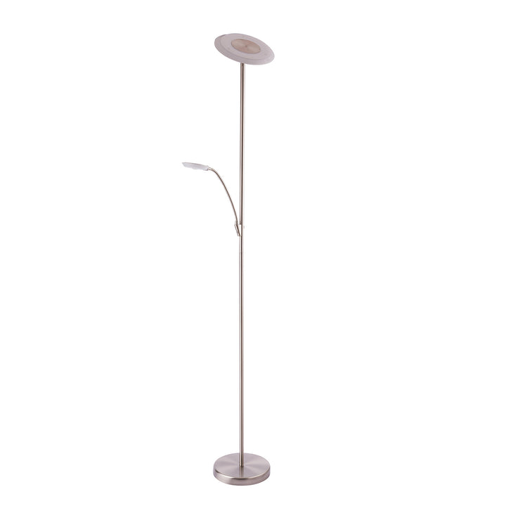 Kendal Lighting TC5021-SN Iggy Led Torchiere Lamp Pewter, Nickel, Silver