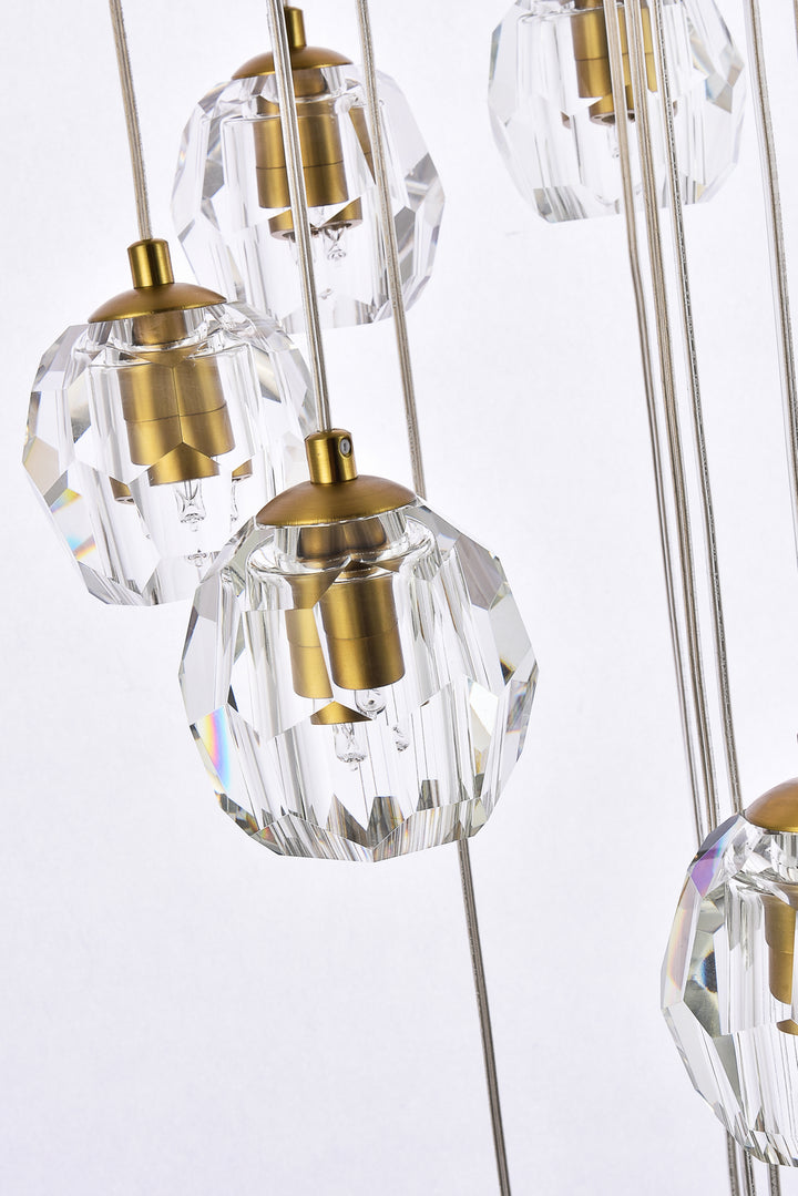 Elegant Eren 3505D20G Pendant Light - Gold