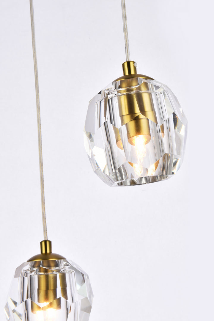 Elegant Eren 3505D12G Pendant Light - Gold