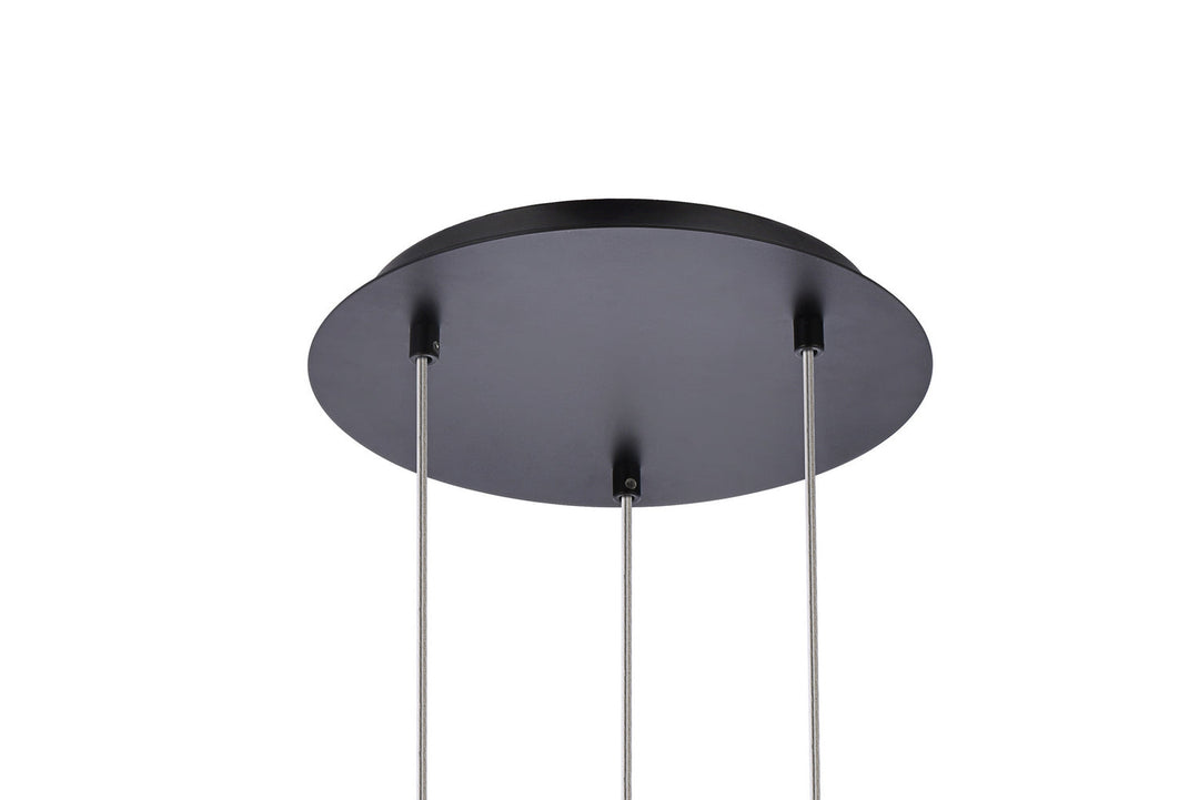 Elegant Eren 3505D12BK Pendant Light - Black