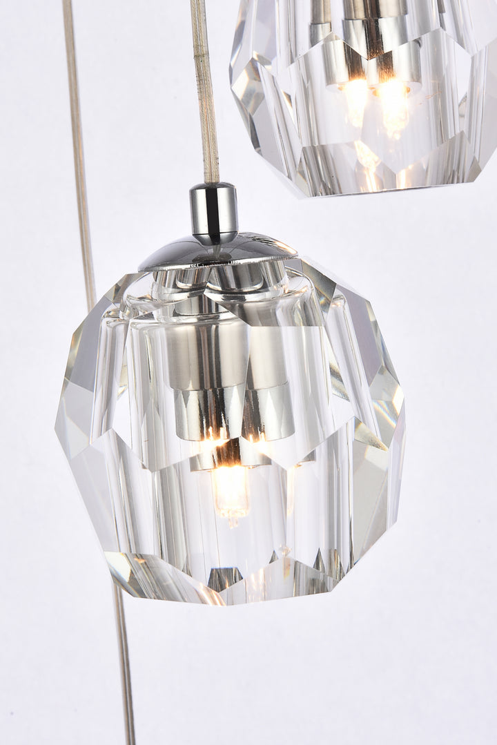 Elegant Eren 3505G12C Pendant Light - Chrome