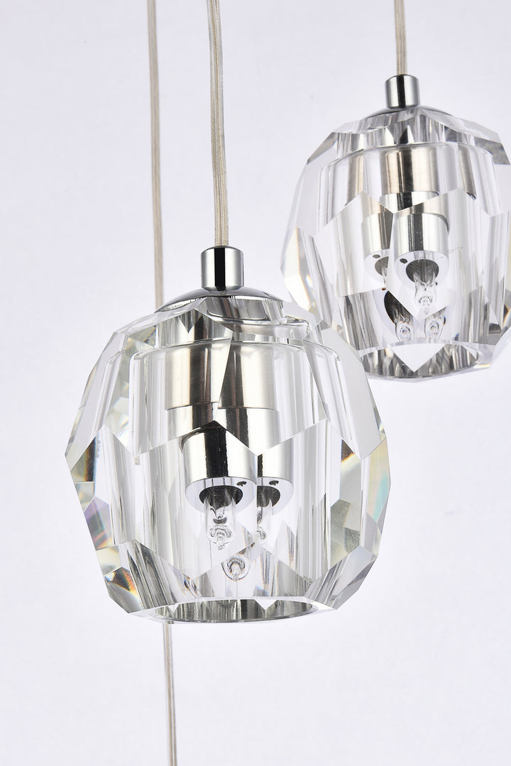 Elegant Eren 3505G12C Pendant Light - Chrome