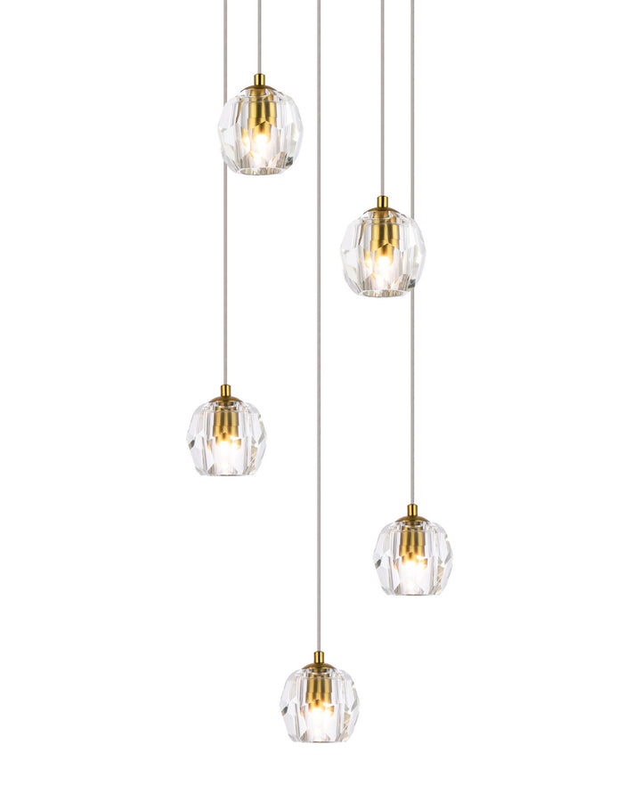 Elegant Eren 3505G12G Pendant Light - Gold