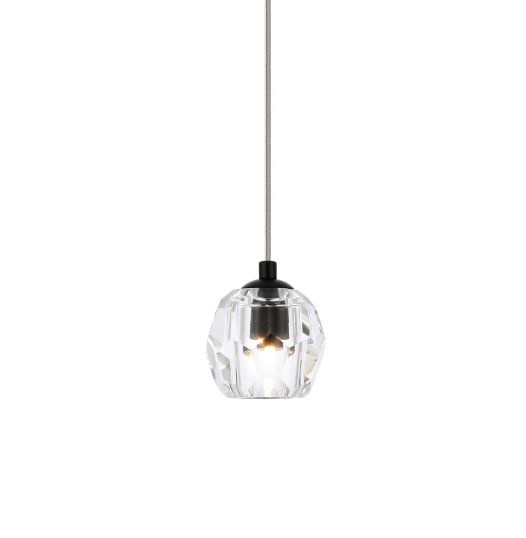 Elegant Eren 3505D6BK Pendant Light - Black