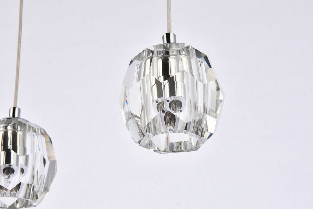 Elegant Eren 3505D28C Pendant Light - Chrome