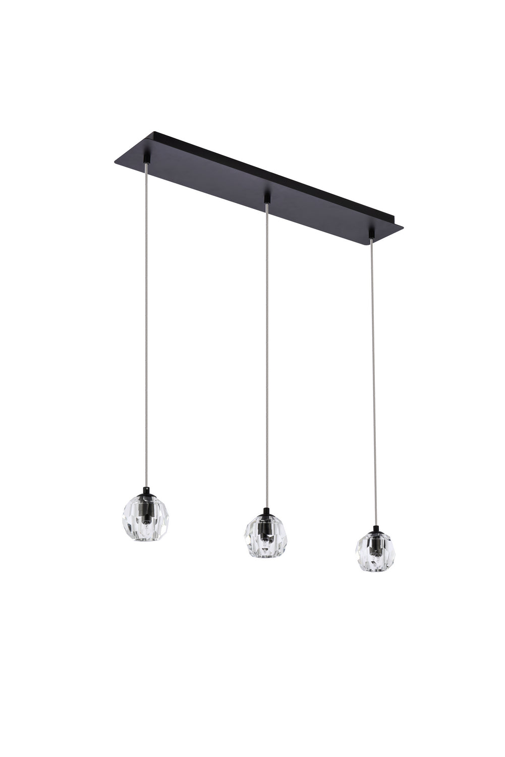 Elegant Eren 3505D28BK Pendant Light - Black