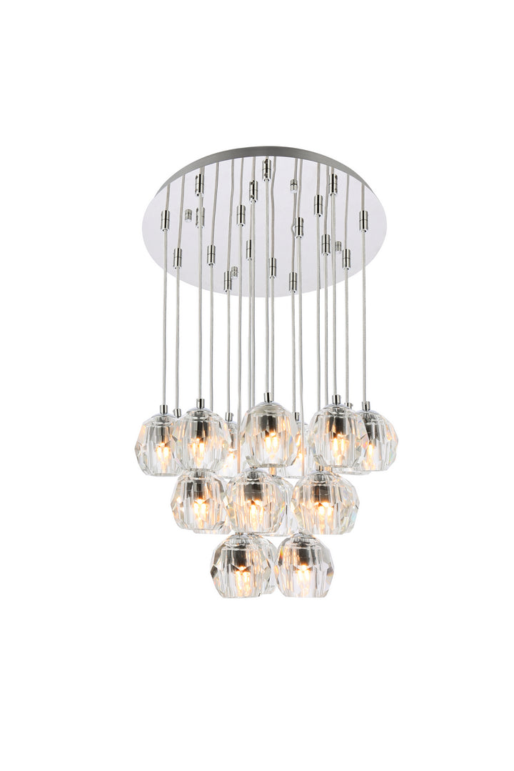 Elegant Eren 3505G15C Pendant Light - Chrome