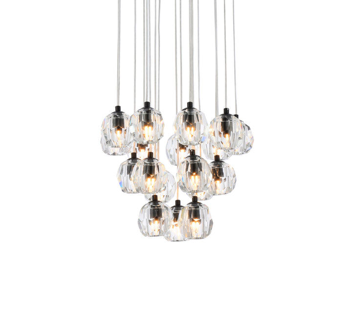 Elegant Eren 3505G15BK Pendant Light - Black