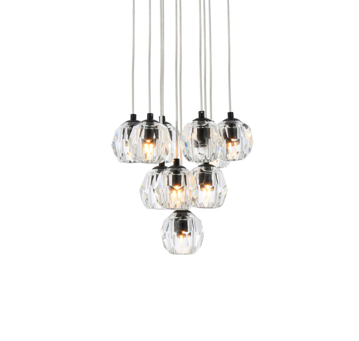 Elegant Eren 3505G11BK Pendant Light - Black