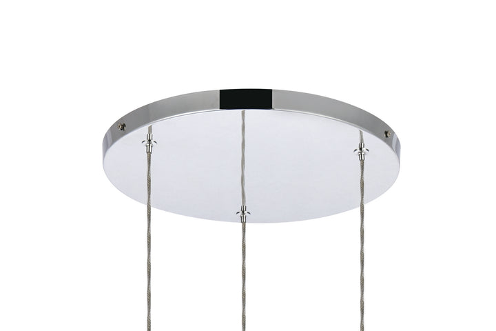 Elegant Hana 5202D16C Pendant Light - Chrome