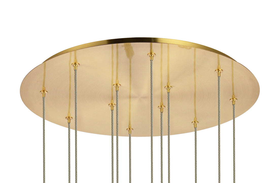 Elegant Hana 5202D22G Pendant Light - Gold