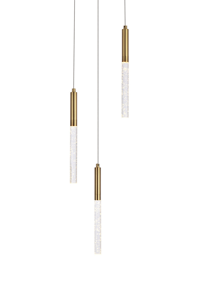 Elegant Ruelle 5203D12G Pendant Light - Gold