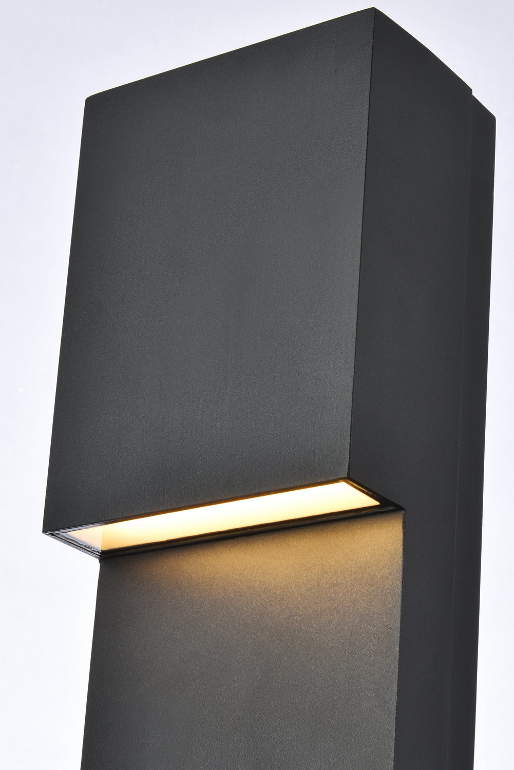 Elegant Lighting LDOD4001BK Modern Raine Outdoor Black